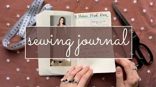 My extremely minimalistic *sewing journal* flip through and how I use it!