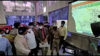 Minister Manshukh Mandaviya Visits COVID facilities available at DMS, Chennai