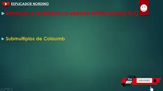 Submultiplos de coulomb, unidades no sistema onternacional
