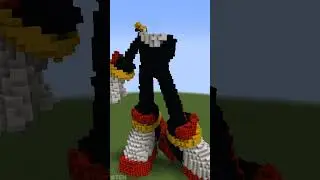 Shadow the Hedgehog | #minecraft #shorts