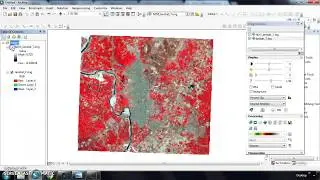 Calculate NDVI on Landsat 5 and 7 Satellite Image Using ArcGIS 10 3