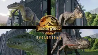 TODOS los híbridos de Jurassic world evolution 2