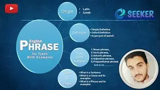 Phrases in English Grammar Lessons with Examples | Phrases Clauses and its types | Seeker