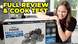 Ninja Foodi NeverStick Cookware Set Review and Cook Test
