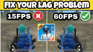 how to fix lag in pubg mobile lite | lag fix in just a minute 😱😱