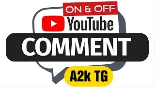 How to Turned on YouTube Comment l Commemt kaise Off On kare youtube 2022