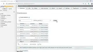 06 SQL   Create Database, Drop Database, Rename Database in phpmyadmin