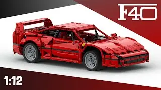 Ferrari F40 1:12 LEGO Technic MOC