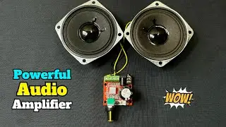 Powerful Audio Amplifier Circuit | PAM 8610 Audio Amplifier | Amplifier Circuit