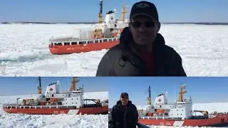MY UNCLE GOT STUCK IN THE ICE WHILE ON A BOAT! (CLIPS - 2015)