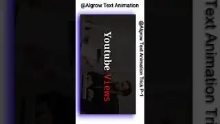 KineMaster Text animation Video Editing Like @Algrow_KineMaster Video Editing