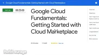 Lab 1 || Google cloud fundamental : getting started with cloud marketplace  2022