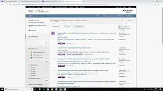 Exporting a reference from Web of Science into EndNote desktop