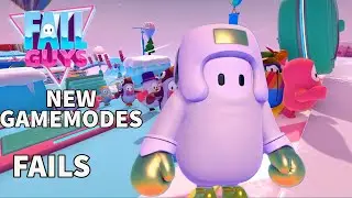 NEW COURSES Trying To Survive Fall Guys Gameplay