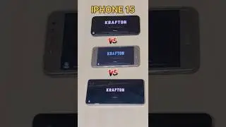 New Galaxy Z Fold 6😈 vs SAMSUNG S24 ULTRA vs IPHONE15 vsA35 5G- PUBG SPEED TEST 
