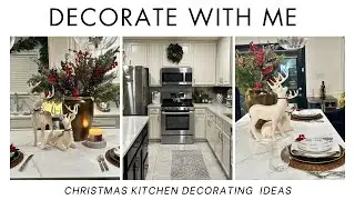Christmas 2023|Decorate with Me|Kitchen Styling Ideas