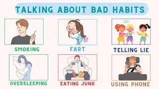 talking about bad habits in English| English vocabulary