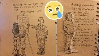 Disney Animator Illustrates Life With Two Children After His Wife Dies, And It Will Break Your Heart