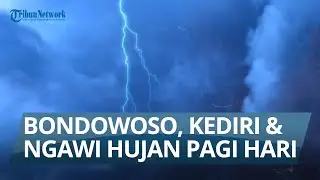 BONDOWOSO, KEDIRI & NGAWI HUJAN PAGI HARI. INFO CUACA 31 OKTOBER 2024
