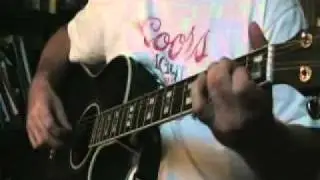 Freight Train - Finger Picking Acoustic Ibanez AEF30
