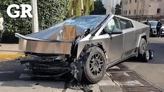 Tesla Cybertruck impacta vivienda en Miguel Hidalgo