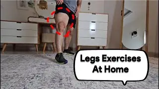 10 legs exercises at home (no equipment)