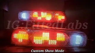 Clear Dc2 Integra Custom LED Taillights