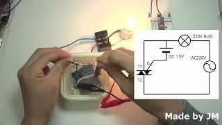Triac switching circuit experiment