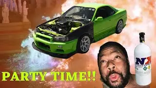 AMATEURS DON’T USE NITROUS OXIDE!!! INSTALLING NITROUS EXPRESS KIT ON MY LS R34