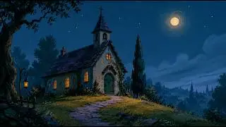 1940s vintage oldies playing in another room 📻 harvest moon over the chapel