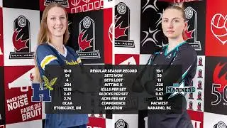 2025 CCAA Women's Volleyball Semifinal | Humber vs. VIU