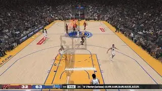Curry breaks Kyrie's Ankles