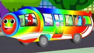 Räder auf dem Bus und Extra Vorschulreime für Kinder