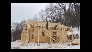 Видео поэтапного строительства