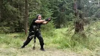 Военный полигон Алабино.  Стрелковый тренинг.