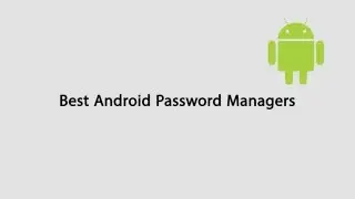 Top 5 Android Password Managers