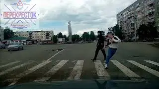 Разбор перекрестка "Поворот", азина дубровская озерная. автошкола перекресток сарапул
