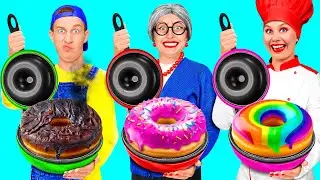 Me vs Grandma Cooking Challenge | Awesome Kitchen Hacks by DaGaDa Challenge