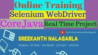 Online Training For Selenium WebDriver