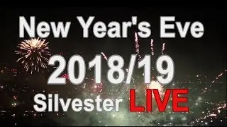 2018/2019 New Year's Eve fireworks in Vienna [6hours stream]