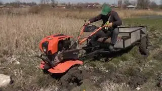 Перевернул мотоблок KAMOTO 7