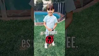 Martu de 5 👧🏻 te enseña a hacer un Burpee ✅️👌🏻 #SpartanKid
