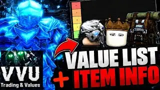 THE FIRST EVER VV:ULTIMATUM Value List + Item Info Guide FOR STARTERS!!