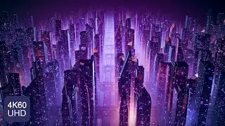 The Night City - Looping 4K 60fps Animation Background