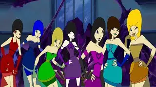Silverstar Sisters, Dark Princesses of Magix (Halloween Speedpaint [Repost])