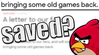 Did Rovio just save Angry Birds?