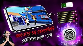 AFTER OB44 UPDATE: IQOO Z7S 5G HUD + SENSITIVITY + DPI FOR 90% HEADSHOT RATE 🚀