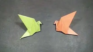 How To Make an Origami Flapping Bird | Paper Flapping Bird Instructions