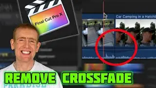 How to remove audio crossfades in Final Cut Pro