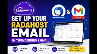 How to Configure Your Radahost Email in Thunderbird and Gmail